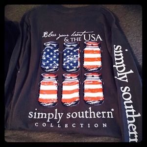 Simply southern shirt size medium barley worn