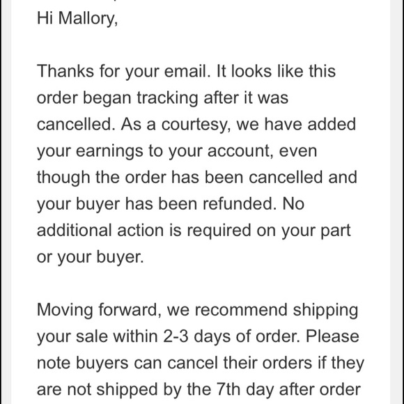 Re: Cancellation