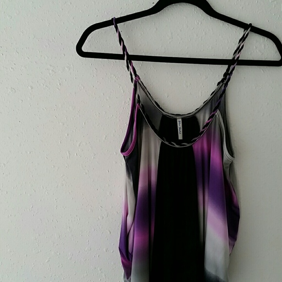 Black and Purple Dress
