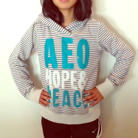 Striped hoodie - Picture 1 of 4