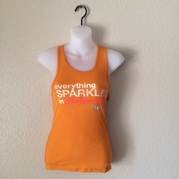 Victoria Secret Orange Tank top