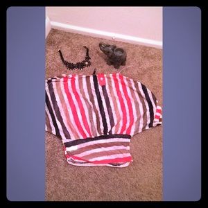 New!! Love Culture striped shirt.