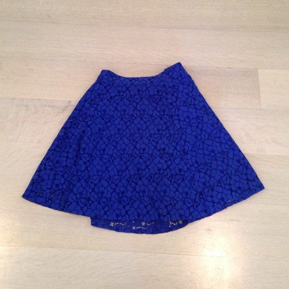 Lace Blue Skirt - Picture 3 of 3