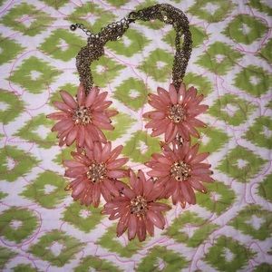 Pink Flower Necklace