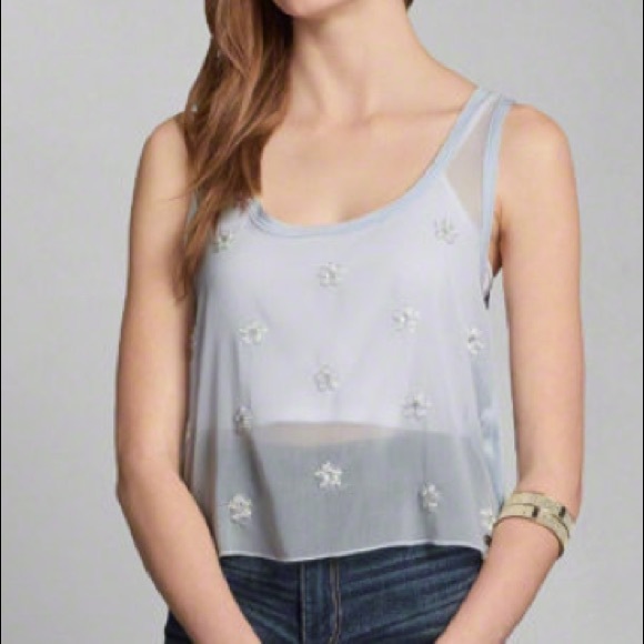✨SOLD ✨Blue Shine top - Picture 1 of 4