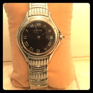 Cartier Vintage Women's Black dial Watch