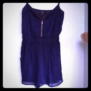 Navy Blue Romper