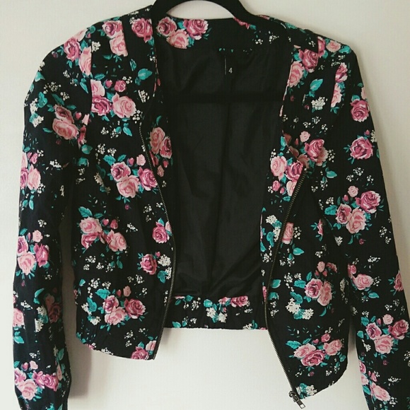 ***SOLD****H&M floral bomber