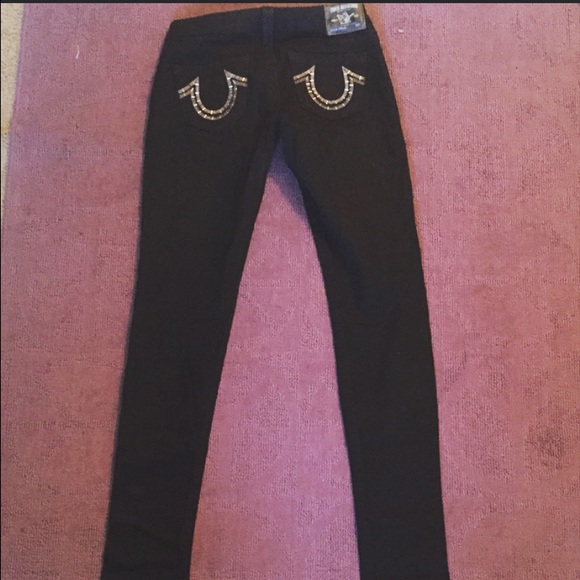 Black true religion jeans