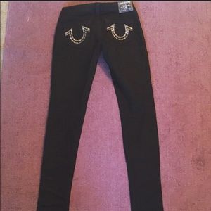 Black true religion jeans