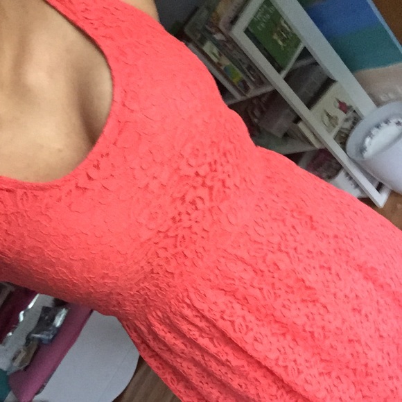 Lace Coral Dress