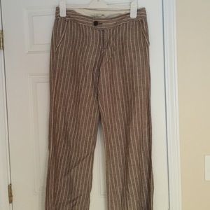 Nordstroms linen slacks size 9.