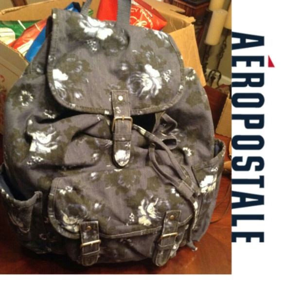Aeropostale floral backpack NWOT