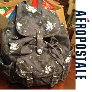 Aeropostale floral backpack NWOT