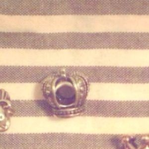 Pandora crown and Chamilia shopping bag