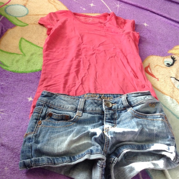 Shirt and short bundle for girls