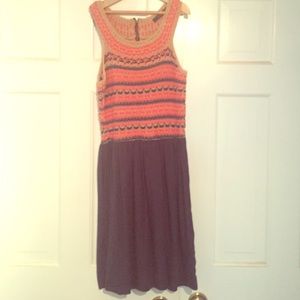Crochet top dress