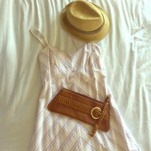 Banana Republic tea length cotton dress sz 2 - Picture 1 of 4