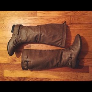 Tall Brown Boots by Top Moda