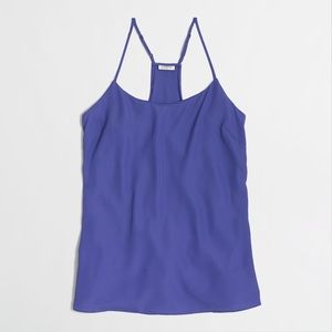 JCrew Factory racerback camisol - Hydrangea
