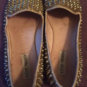Steve Madden studded flats (Used)