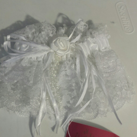 Wedding white lace Garters