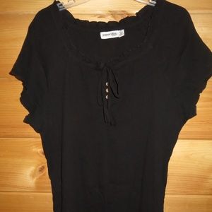 St. John's Bay black cover up dress XL