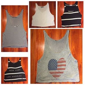 Bundled Brandy Melville tanks