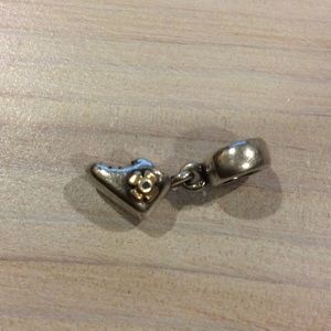 Auth. Pandora blue baby booty charm 790403CZB