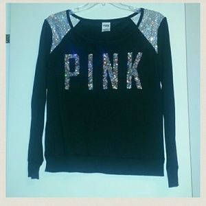 Super cute sequined Victoria Secret shirt.