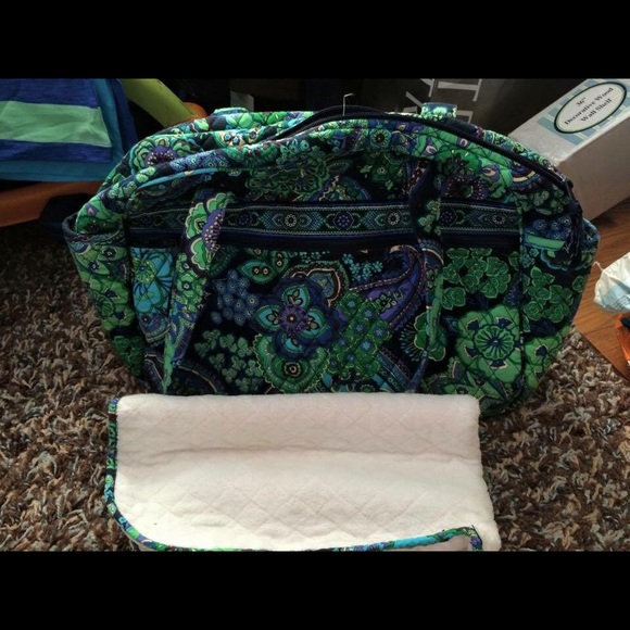 Vera Bradley Diaper Bag with changing pad