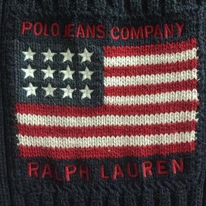 RALPH LAUREN AMERICAN FLAG SWEATER/TANK