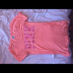 PINK shirt with cuffed sleeves