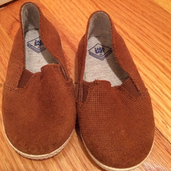 Zara baby boy shoes brown, size 20
