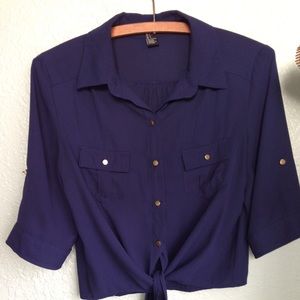 Navy Blue Shirt