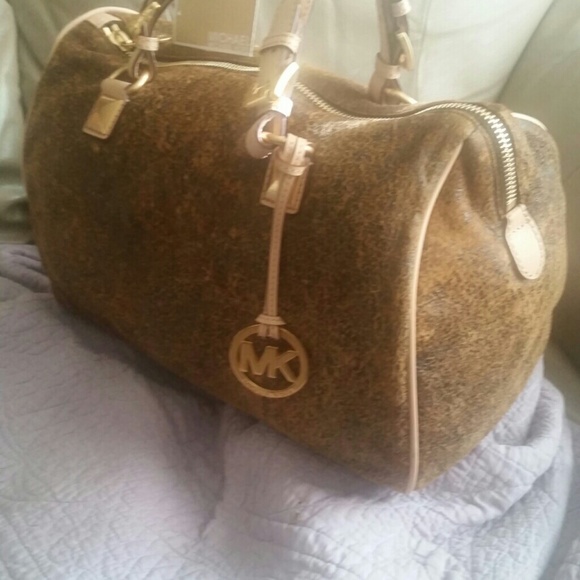 MK "Distressed" Grayson leather bag