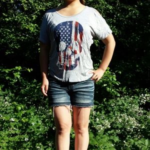 4th of july skull t-shirts