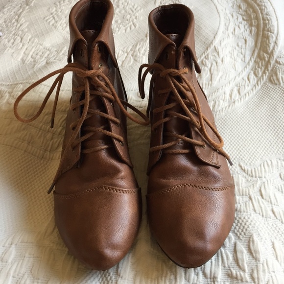 Brown booties