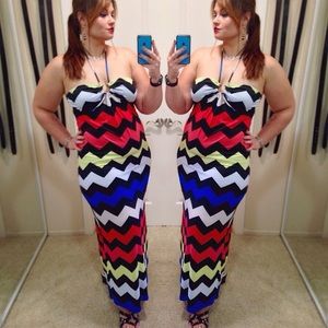 ❗️Special price for cg_owens❗️Chevron Maxi Dress