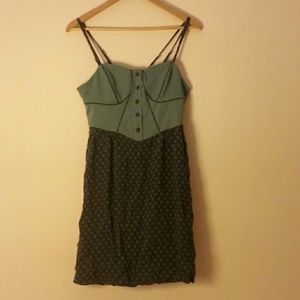 By corpus blue dress