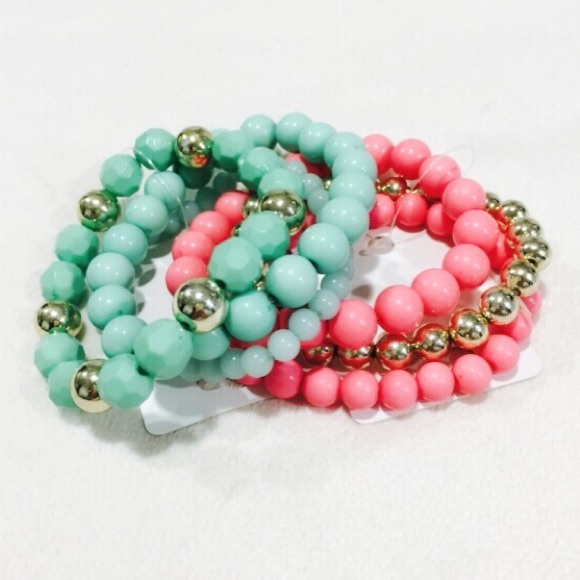 🆕 Mint & Pink Bracelet Sets