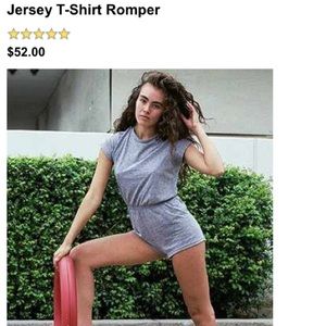 Jersey T-shirt Romper