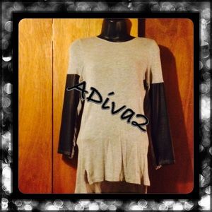 Black and grey shirt