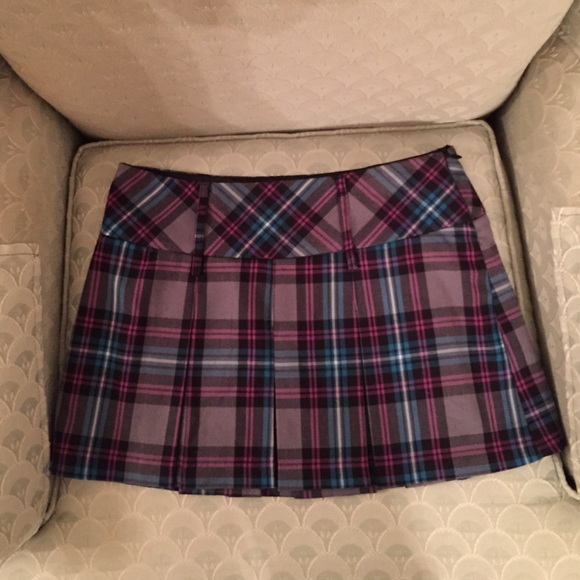 Candie's Plaid Mini Skirt NWOT