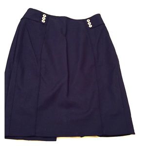 White House Black Market Navy Pencil Skirt