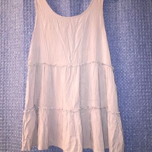 Dove gray Jada-style dress; excellent condition.