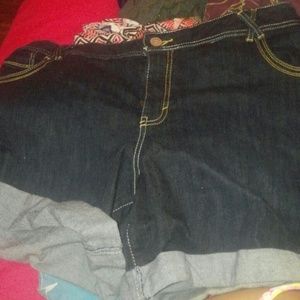 Plus sized high wasted shorts