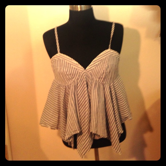 Moda International Striped Flowy Top from VS