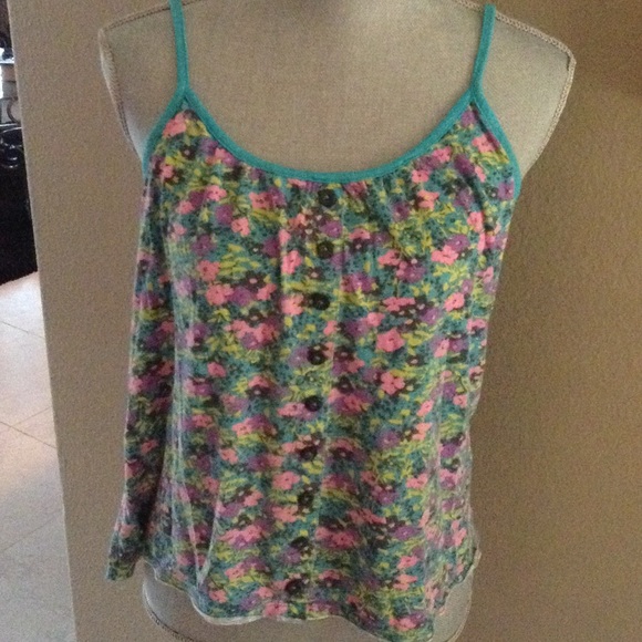 SOLD.  Cute floral cotton top
