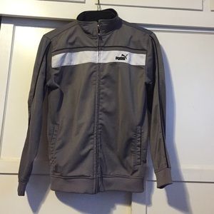 BOYS Puma Grey Jacket
